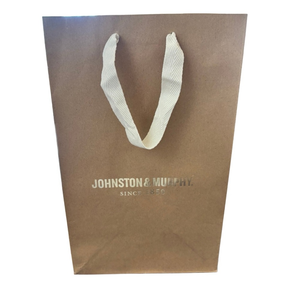 Johnston & Murphy Paper Shopping Bag Gift Bag (empty)
